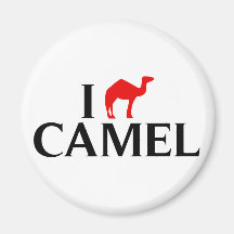 I Love Camels Refrigerator Magnet