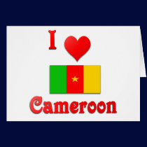 I Love Cameroon cards