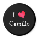 I Love Camille magnets