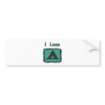 I Love Camping bumper stickers