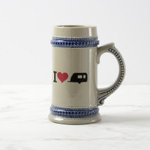 I love camping - caravan coffee mugs