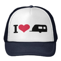 I love camping - caravan mesh hats