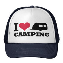 I love camping hat