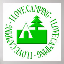 I love camping posters