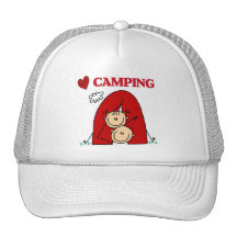 I Love Camping Tshirts and Gifts Mesh Hat