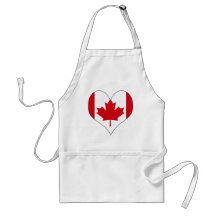 I Love Canada Apron