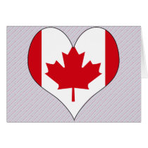 I Love Canada Greeting Cards