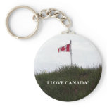 I Love Canada Key Chain