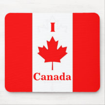 I Love Canada Mousepad