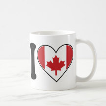 I Love Canada Mugs