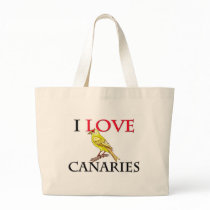 I Love Canaries Bag