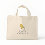 I Love Canaries Bag