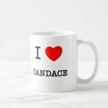 I Love Candace Coffee Mugs