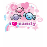 i love candy! t-shirts