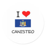 I Love Canisteo New York stickers