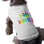 I LOVE ( CANNABIS ) HIPPIES pet clothing