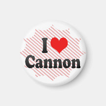 I love Cannon Magnets