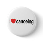 I Love Canoeing buttons