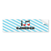I Love Canrock bumper stickers