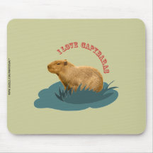 I love capybaras mousemats