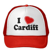 I Love Cardiff Hats