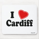 I Love Cardiff mousepads