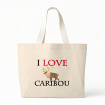 I Love Caribou Tote Bag