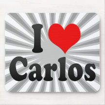 I love Carlos Mousepads