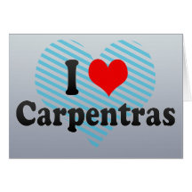 I Love Carpentras, France Greeting Card