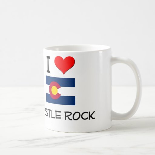 I Love CASTLE ROCK Colorado Coffee Mug