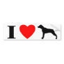 I Love Catahoula Leopard Dogs Bumper Sticker