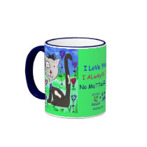 I Love Cats BaiLey Mug
