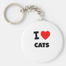 I love Cats Keychains