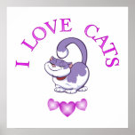 I Love Cats posters