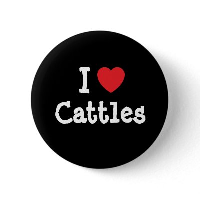 I love Cattles heart custom personalised Pins by funnycustomtshirts
