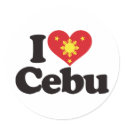 I Love Cebu stickers