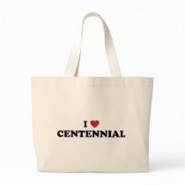 I Love Centennial Colorado Canvas Bag