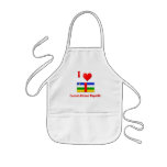 I Love Central African Republic aprons