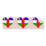 I Love Central African Republic bumper stickers