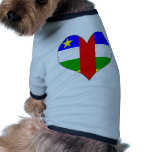 I Love Central African Republic pet clothing