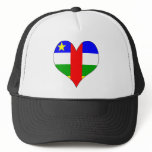 I Love Central African Republic hats