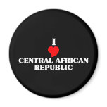 I Love Central African Republic magnets
