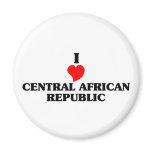 I Love Central African Republic magnets