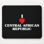 I Love Central African Republic mousepads