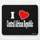 I Love Central African Republic mousepads
