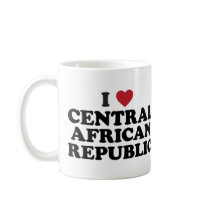 I Love Central African Republic Mugs