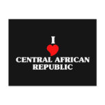 I Love Central African Republic postcards