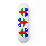 I Love Central African Republic skateboards
