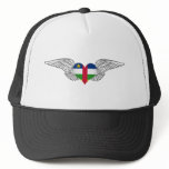 I Love Central African Republic -wings hats