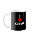 I Love Chad mugs